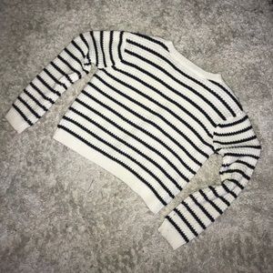 Cropped Stripped Sweater
